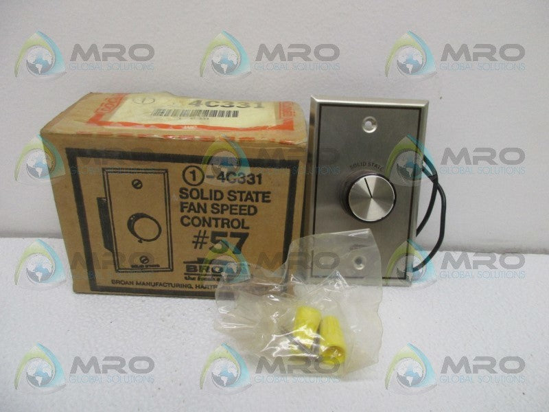 BROAN NO. 57 SOLID STATE FAN SPEED CONTROL  NSMP