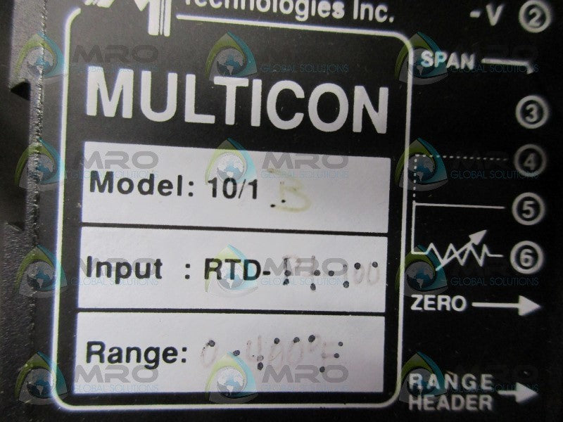 MESCON 10/1B TEMPERATURE TRANSMITTER  NSNP