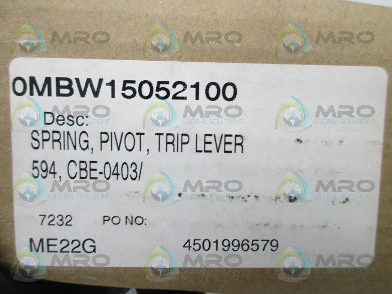 INDUSTRIAL MRO W150521-001 SPRING TRIP LEVER * NEW IN ORIGINAL PACKAGE *