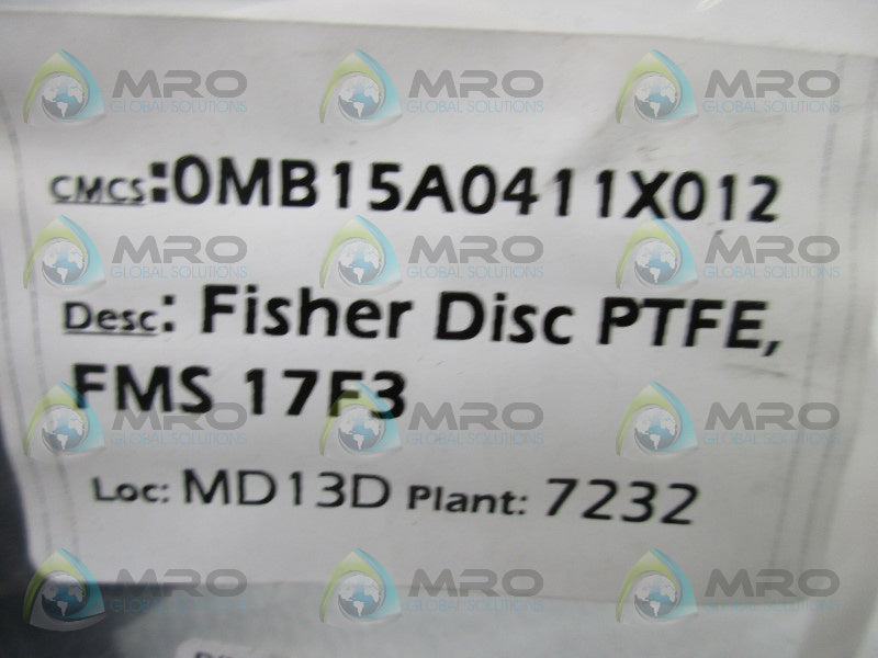 FISHER 15A0411X012 GASKET  NSNP