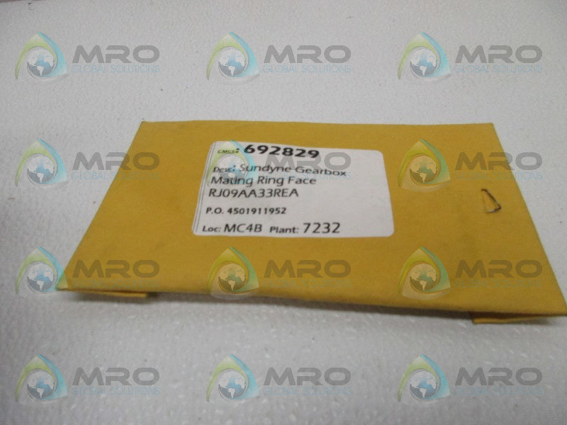 INDUSTRIAL MRO RJ09AA33REA MATING RING FACE * NEW IN BAG *