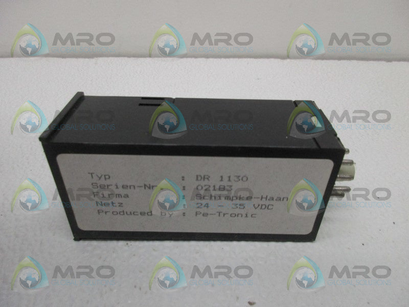 SCHIMPKE HAAN DR1130 TIMER  NSNP