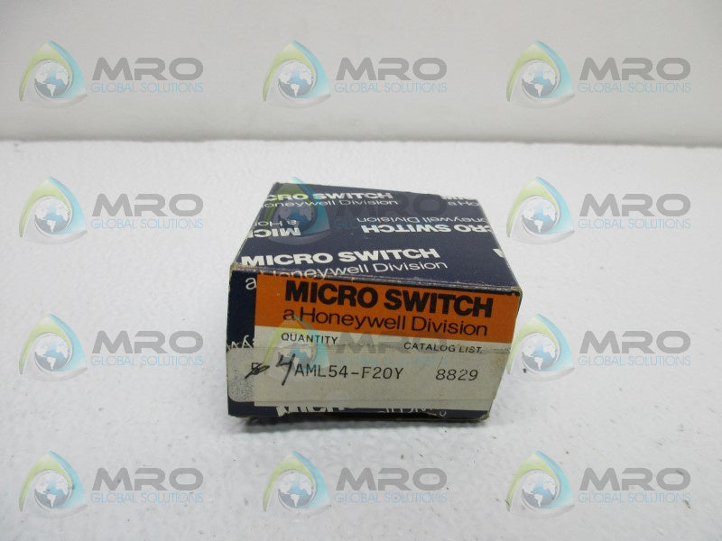 MICRO SWITCH AML54-F20Y (PKG OF 5)  NSMP