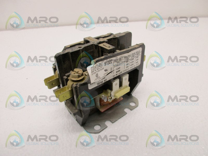 MARS 91322 CONTACTOR 30AMP 2P 120V (AS PICTURED)  NSMP