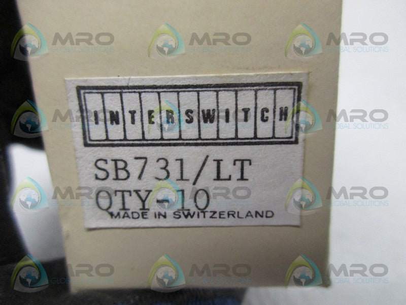 INTERSWITCH SB731/LT THUMBWHEEL SWITCH (IN BOX)  NSNP
