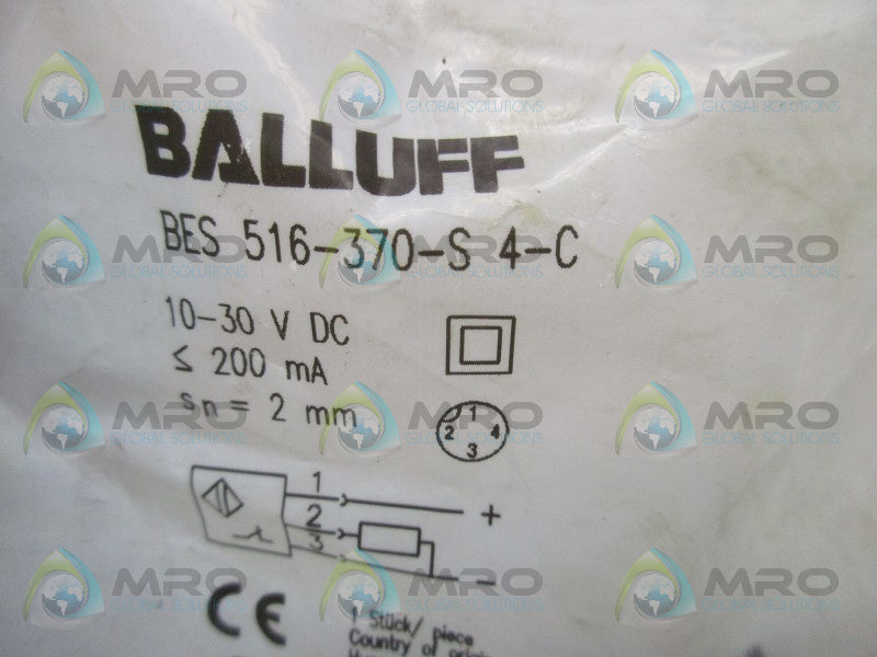 BALLUFF BES516-370-S-4-C INDUCTIVE SENSOR * NEW IN FACTORY BAG *