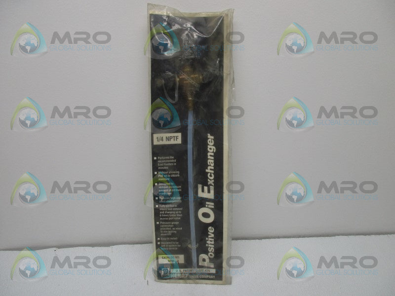 HENRY VALVE 9298 OIL EXCHANGER * NEW IN ORIGINAL PACKAGE *