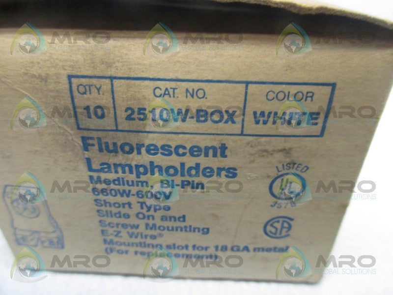 EAGLE 2510W-BOX LAMP HOLDER (IN BOX)  NSNP