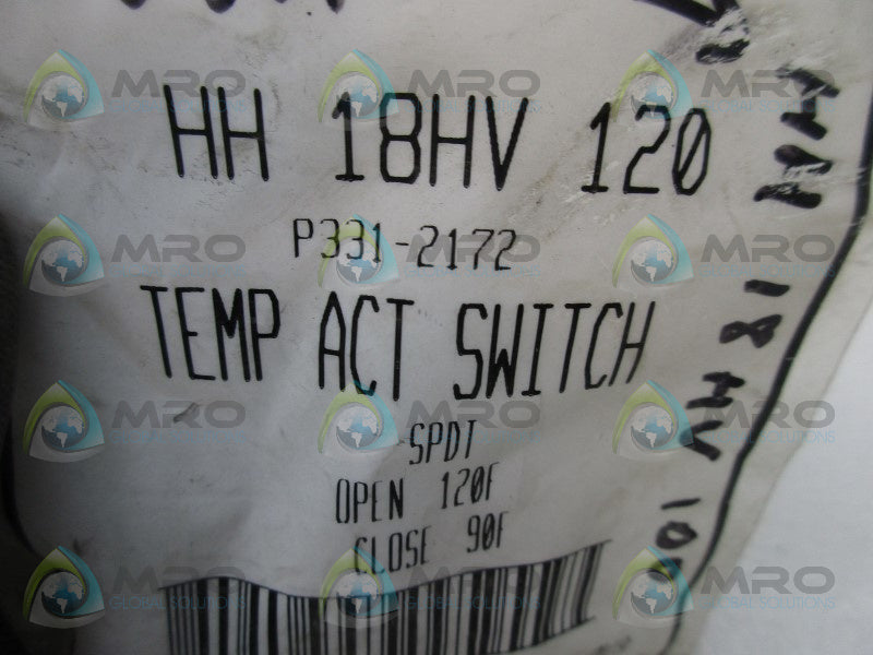 CARRIER HH-18HV-120 TEMPERATURE ACT SWITCH  NSMP