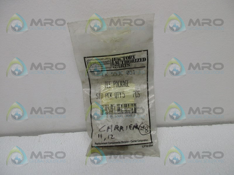 CARRIER EK-55JC-051 TEE PACKAGE * NEW IN BAG *