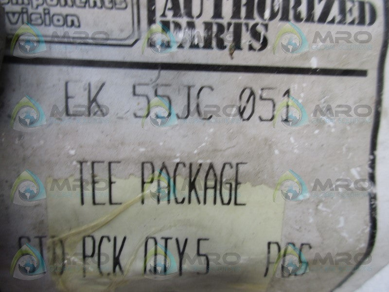 CARRIER EK-55JC-051 TEE PACKAGE * NEW IN BAG *