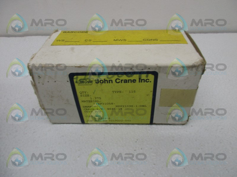 JOHN CRANE TYPE 115 SEAL ASSEMBLY  NSMP
