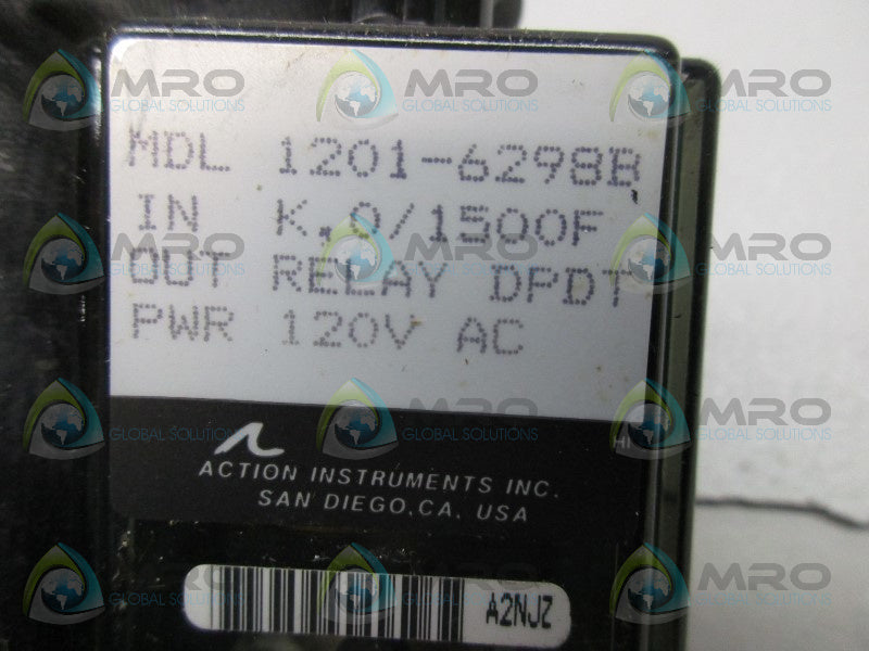 ACTION INSTRUMENTS MDL1201-6298B RELAY 120VAC  NSMP