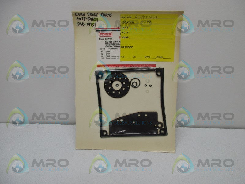 FISHER R3580X00022 REPAIR KIT SERIES 3580 * NEW IN ORIGINAL PACKAGE *