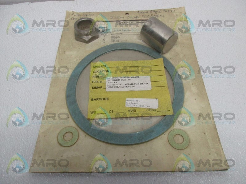 FISHER R98HX000082 RELIEF VALVE REPAIR KIT * NEW IN ORIGINAL PACKAGE *