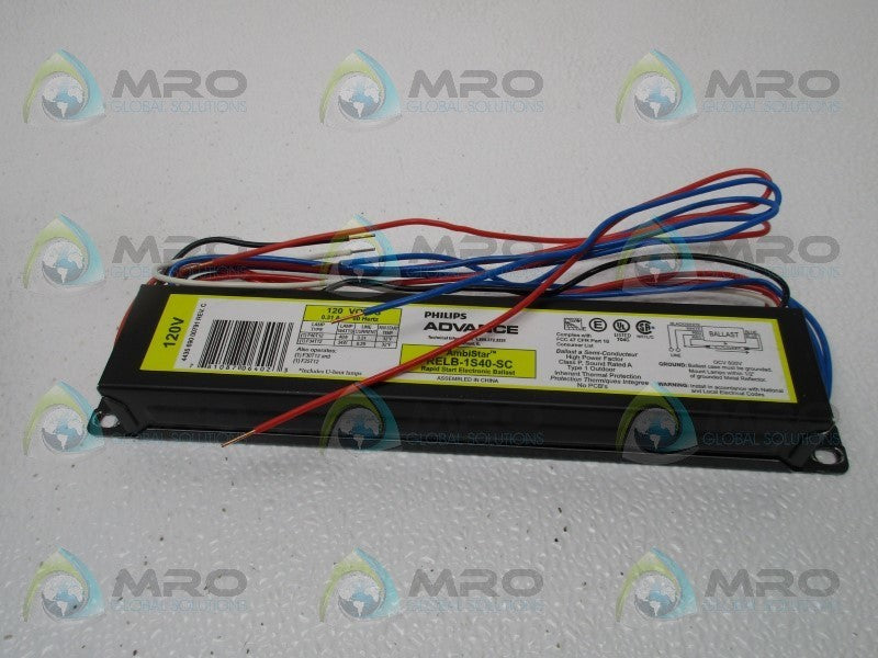 PHILIPS RELB1S40SC RAPID START BALLAST  NSMP