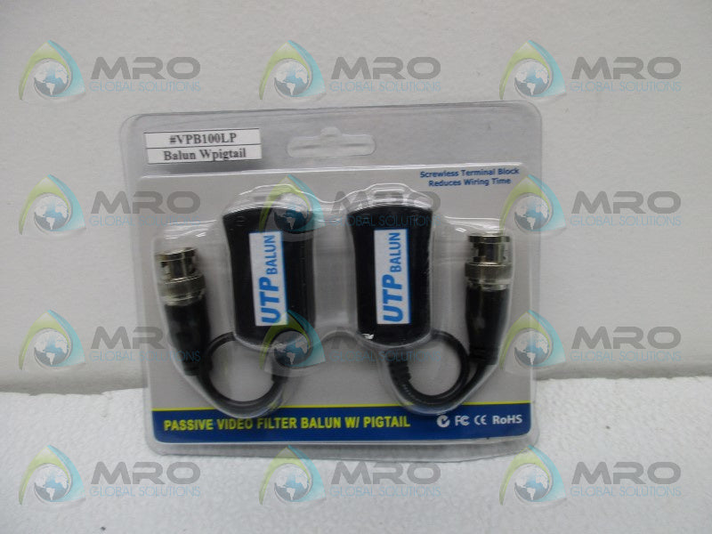 INDUSTRIAL MRO VPB100LP BALUN W/ PIGTAIL * NEW IN ORIGINAL PACKAGE *