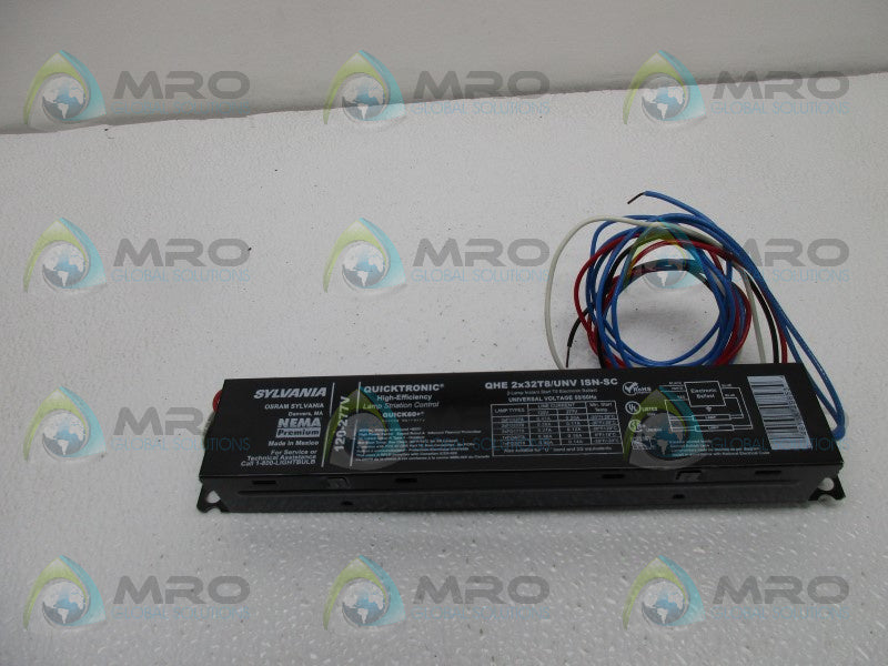 SYLVANIA QHE2X32T8/UNV-ISN-SC BALLAST  NSNP