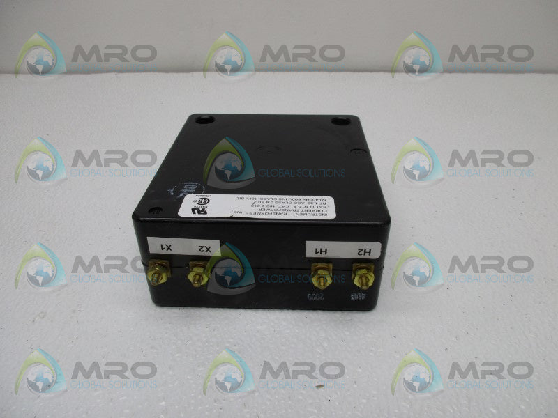 INSTRUMENT TRANSFORMERS 190-2-010 CURRENT TRANSFORMER RATIO 10:5  NSNP