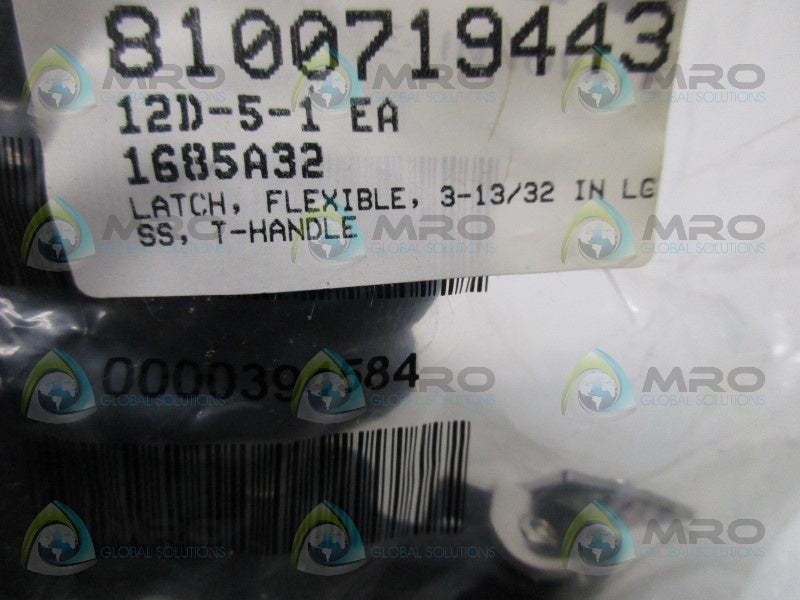 SOUTHCO 37-10-071-20 1 PIECE FLEXIBLE HANDLE LATCH * NEW IN FACTORY BAG *