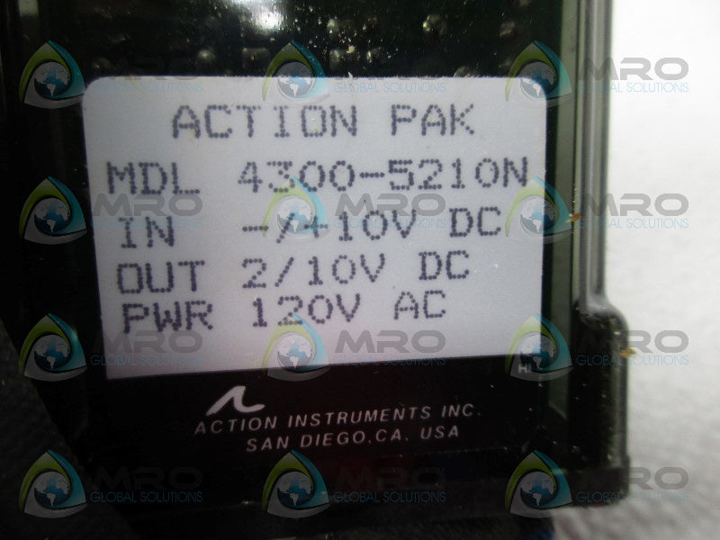 ACTION INSTRUMENTS MDL4300-5210N RELAY  NSMP