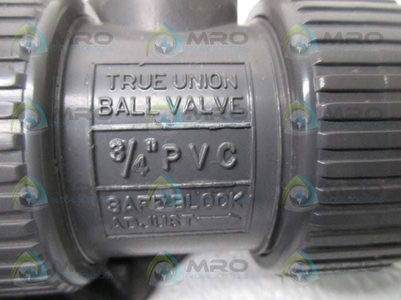 HAYWARD 3/4" PVC TRUE UNION BALL VALVE  UNMP