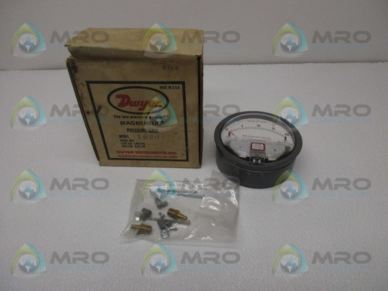 DWYER 2020C PRESSURE GAUGE  NSMP