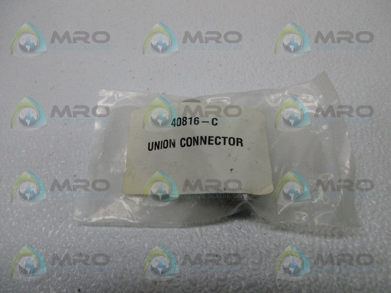 INDUSTRIAL MRO 40816-C UNION CONNECTOR * NEW IN FACTORY BAG *