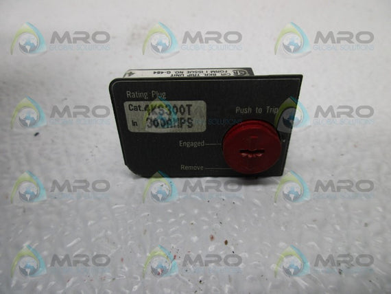 CUTLER HAMMER  4KS300T FIXED RATING PLUG * USED *