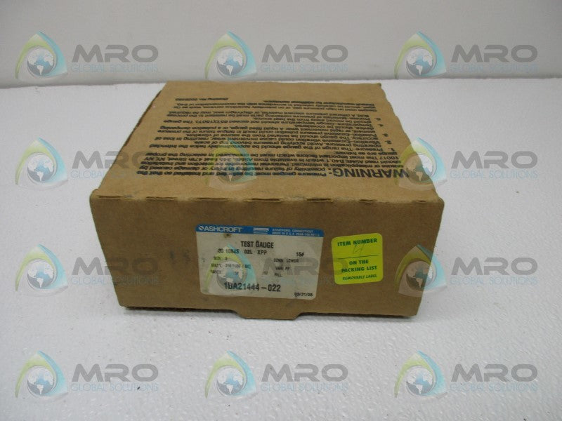 ASHCROFT 301084S02LXPP15 PRESSURE GAUGE  NSMP