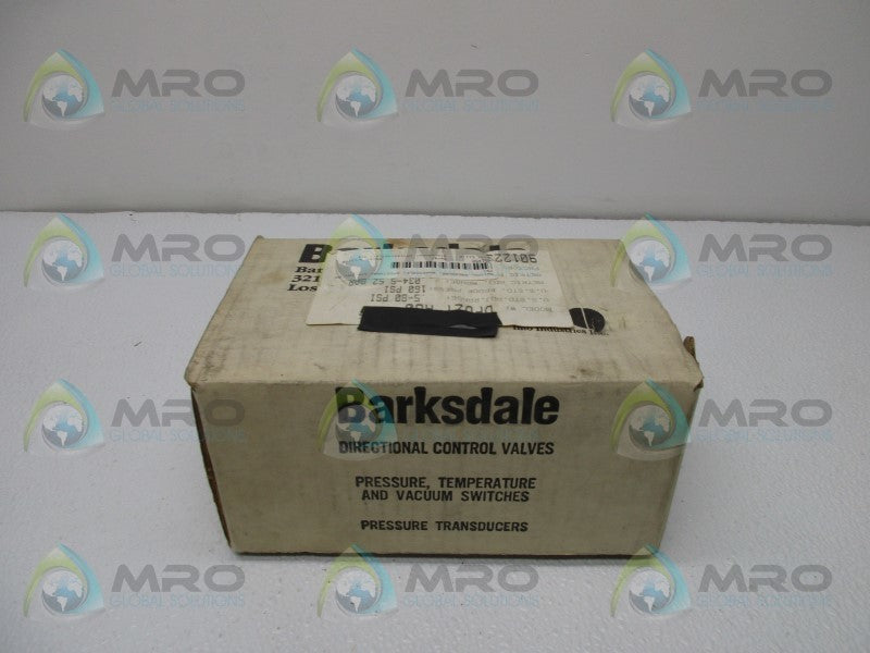 BARKSDALE DPD2T-A80 PRESSURE/VACUUM ACTUATED SWITCH  NSMP