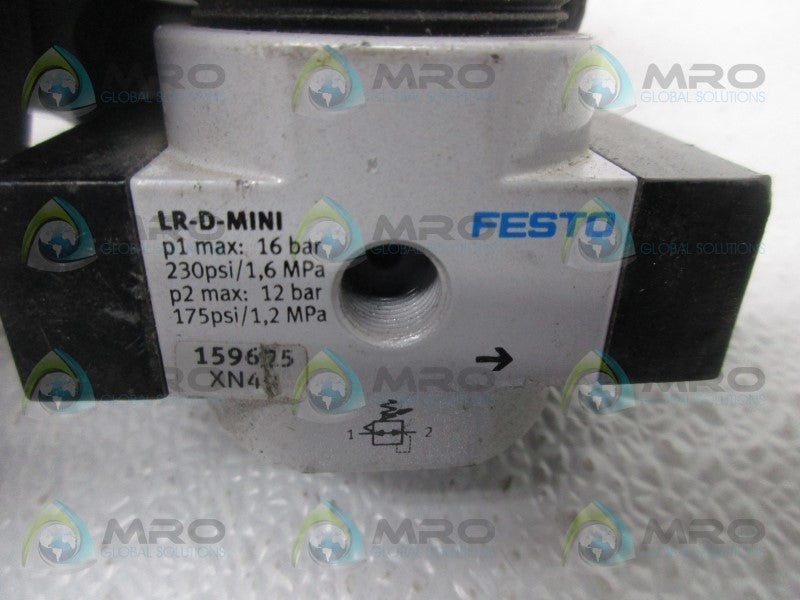 FESTO LR-D-MINI PRESSURE REGULATOR 230PSI  UNMP
