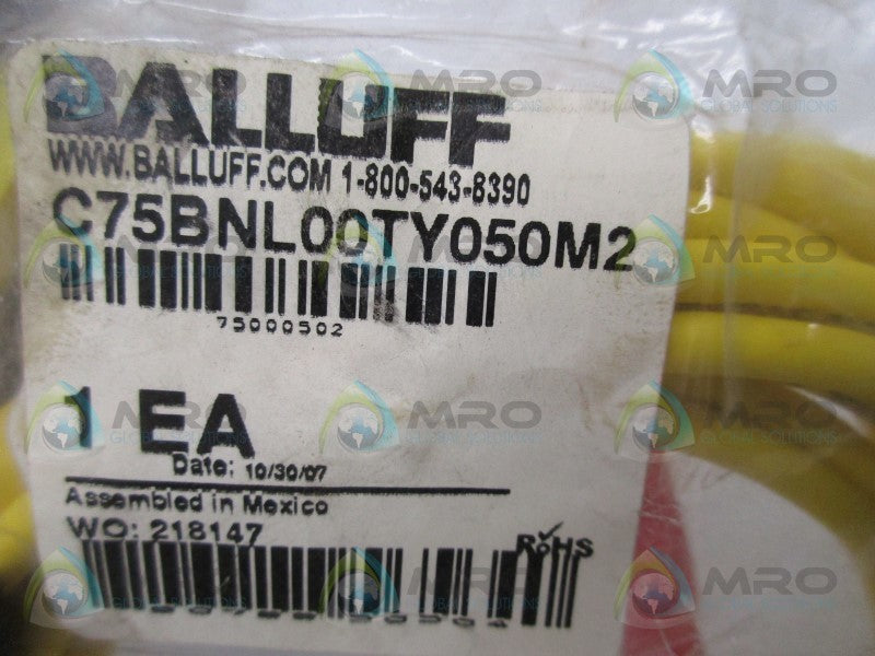 BALLUFF C75BNL00TY050M2 CABLE  NSMP