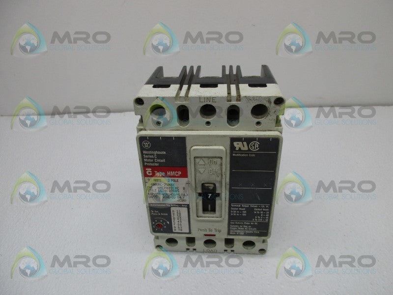 WESTINGHOUSE HMCP007C0CB 7A  UNMP