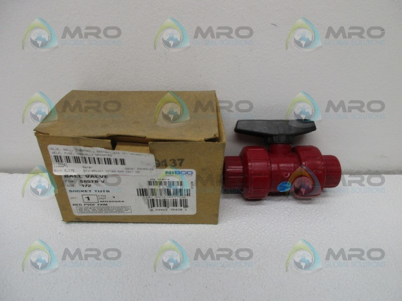 NIBCO S65TBV BALL VALVE 1/2" SOCKET TUTB  NSMP