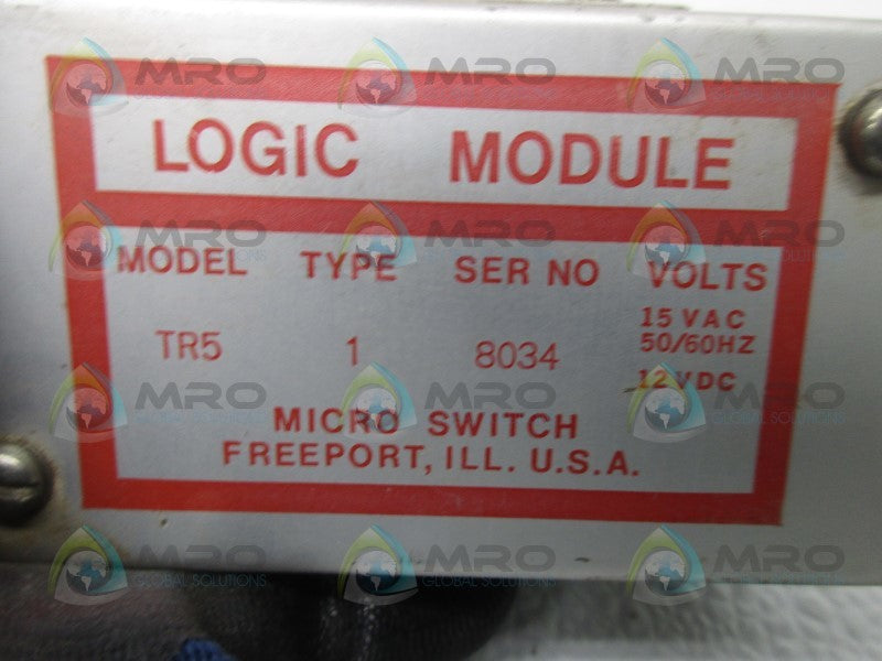 MICRO SWITCH TR5 TYPE 1 LOGIC MODULE  UNMP