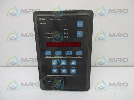 CUTLER HAMMER MP-3000 66D2032G51 MOTOR PROTECTION RELAY * USED *