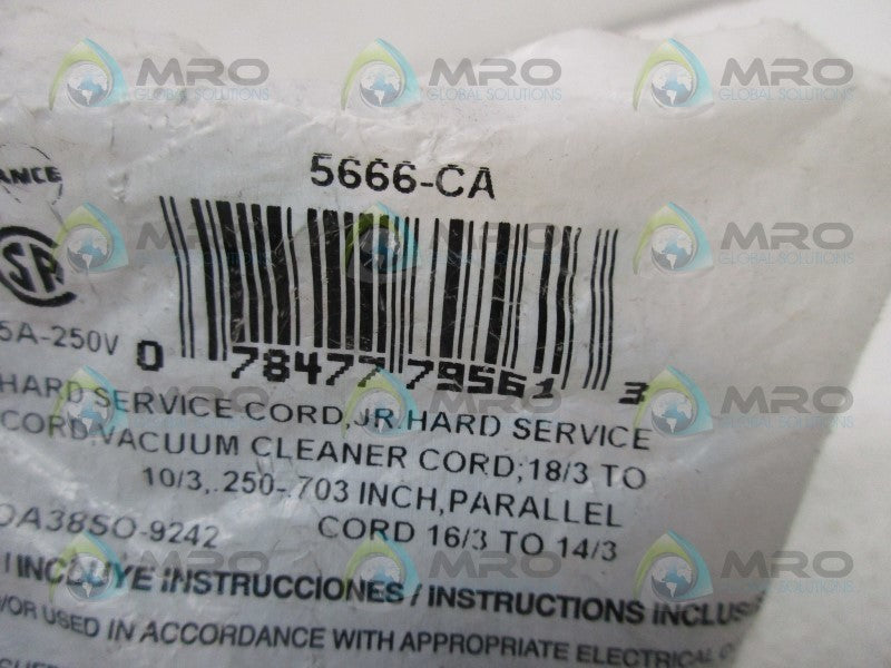 LEVITON 5666-CA PLUG  NSMP