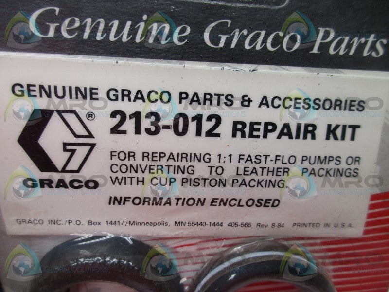 GRACO 213-012 REPAIR KIT * NEW IN ORIGINAL PACKAGE *