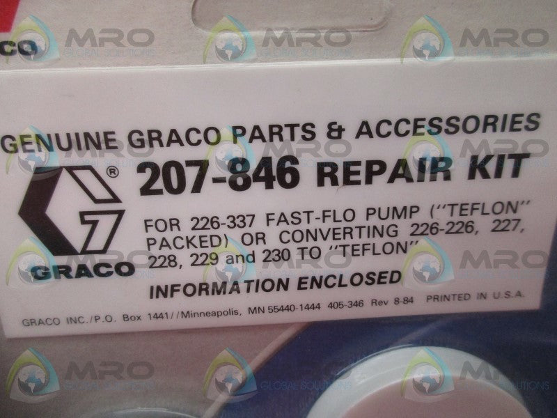 GRACO 207-846 REPAIR KIT  NSMP