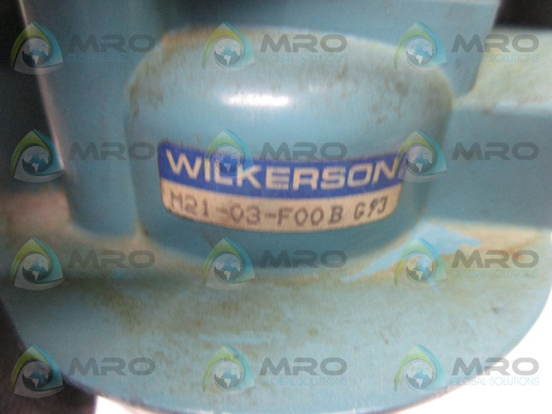 WILKERSON M21-03-F00B COALESING FILTER (AS PICTURED)  UNMP