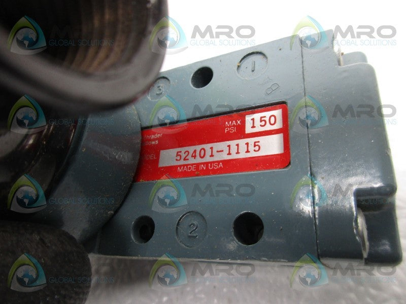 SCHRADER VALVES 52401-1115 SOLENOID ASSEMBLY 3W 2POS  UNMP