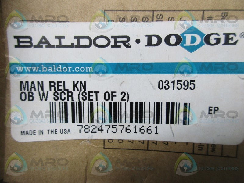 DODGE 031595 MAN REL KNOB W/ SCR  NSMP