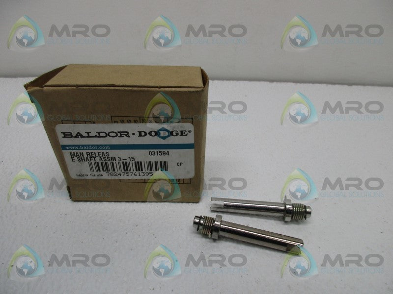 DODGE 031594 MAN RELEAS E SHAFT ASSEMBLY  NSMP