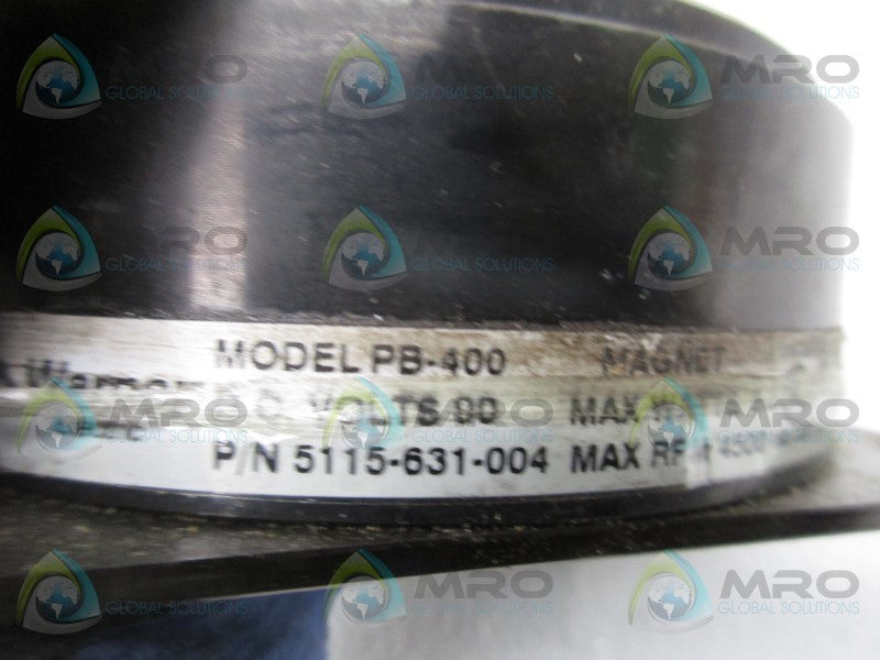 WARNER ELECTRIC PB-400 5115-631-004 MAGNET ASSEMBLY  UNMP