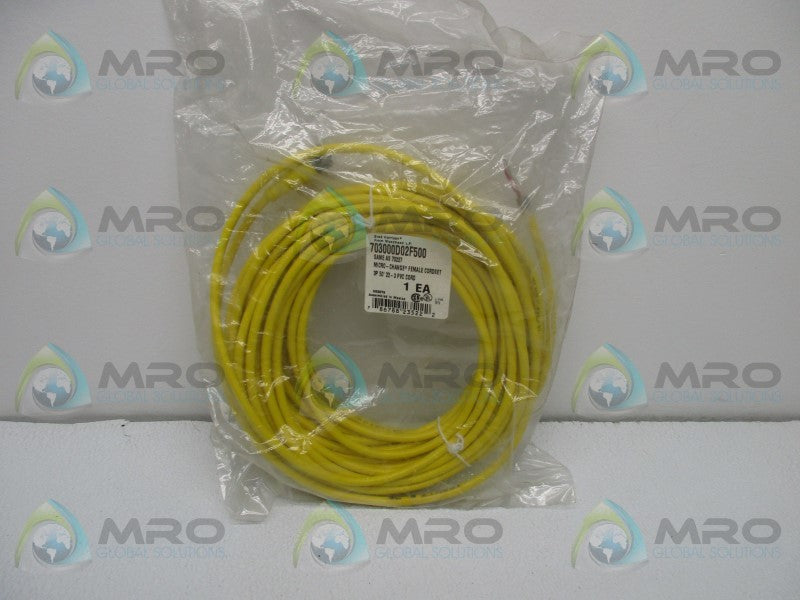 DANIEL WOODHEAD 703000D02F500 MICRO CHANGE FEMALE CORDSET * NEW IN FACTORY BAG *