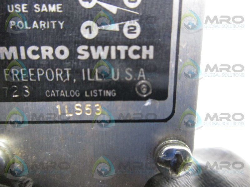 MICRO SWITCH 1LS53 LIMIT SWITCH  UNMP