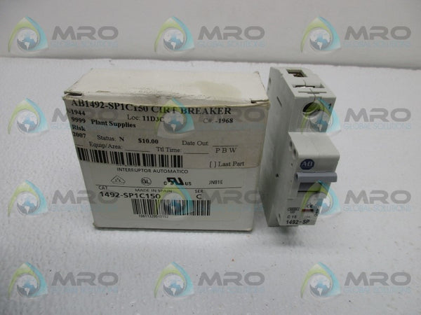 ALLEN BRADLEY 1492-SP1C150 SER. C NSMP