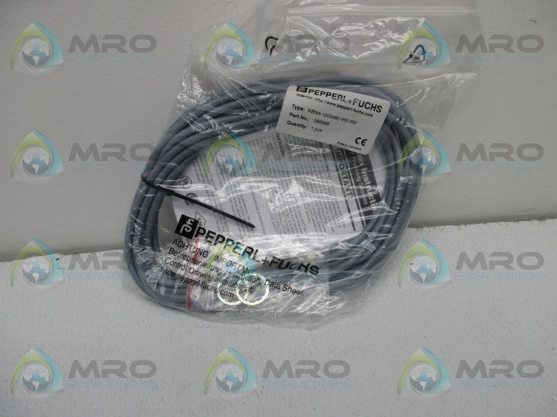PEPPERL & FUCHS NBN4-12GM60-WS-5M INDUCTIVE AC * NEW IN FACTORY BAG *