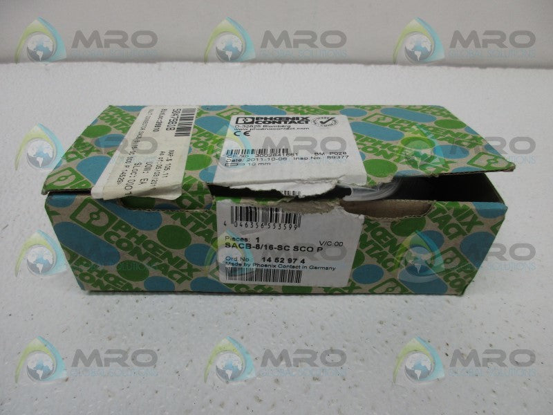 PHOENIX CONTACT SACB-8/16-SC SCO P SENSOR/ACTUATOR  NSMP